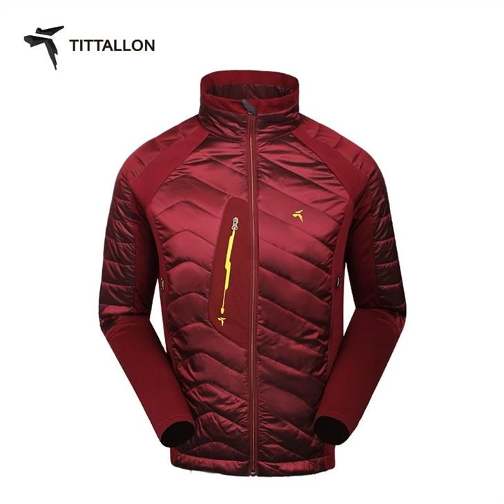 Men's Hybrid Midlayer Outdoor Waterproof Windproof Breathable Sport Fitness Wear